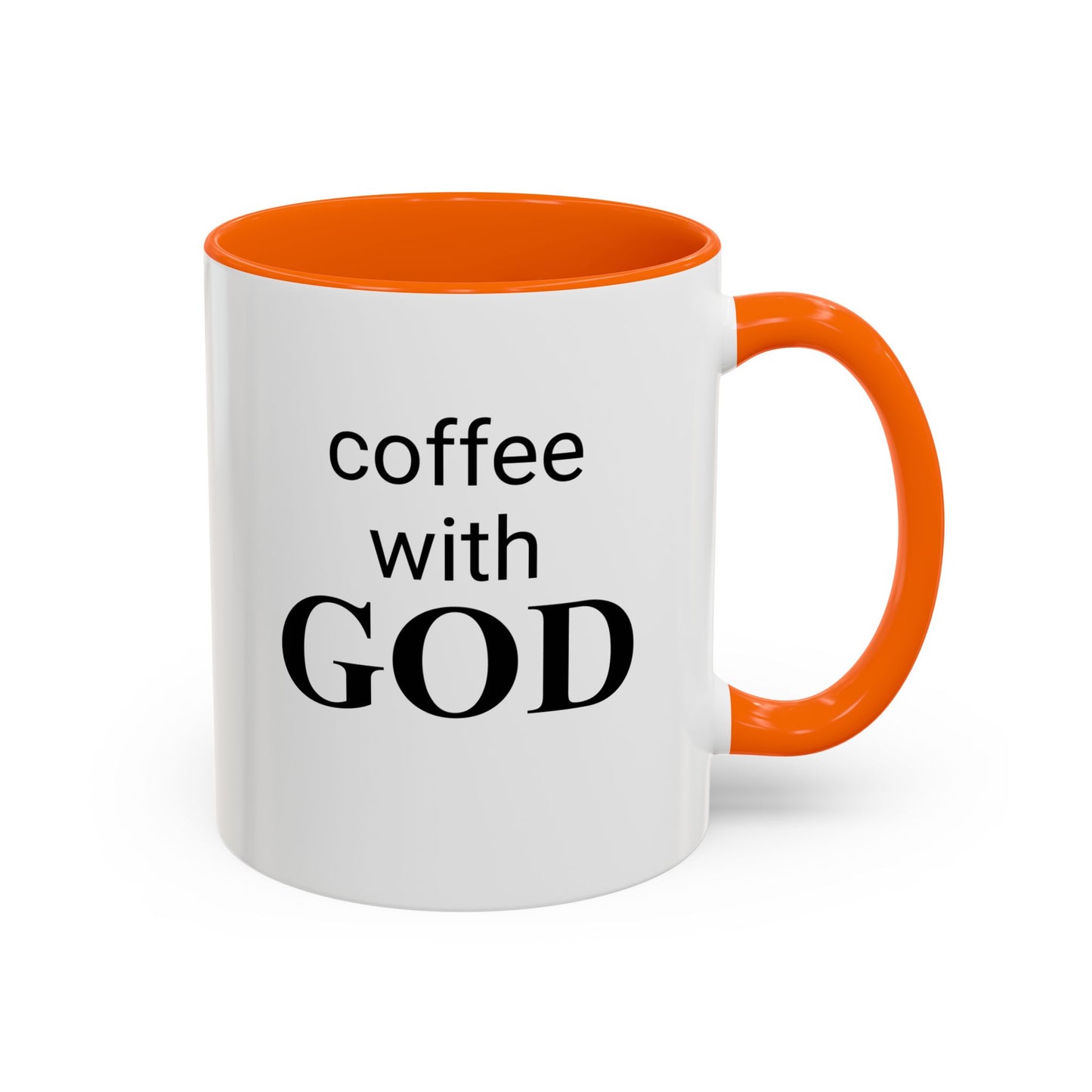 Coffee With GOD Colored 11 oz Mug