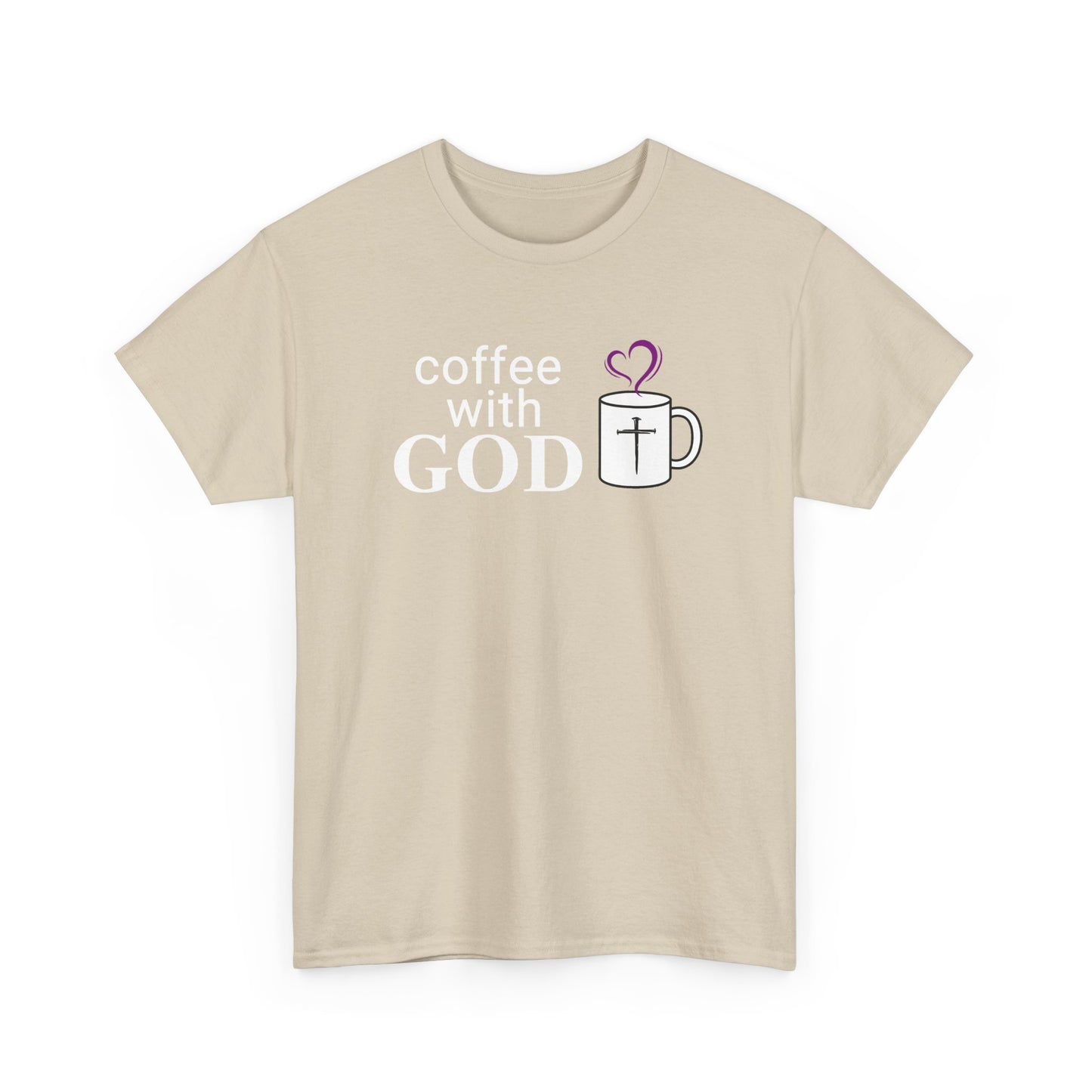 Coffee with God T-Shirt - White print