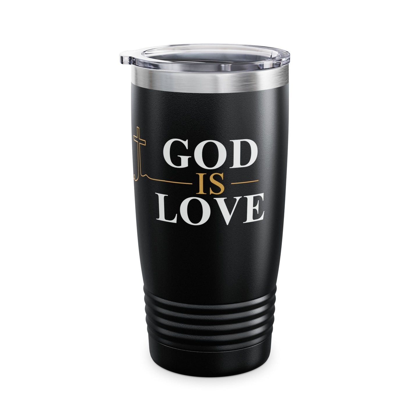 God is Love Black 20oz Tumbler