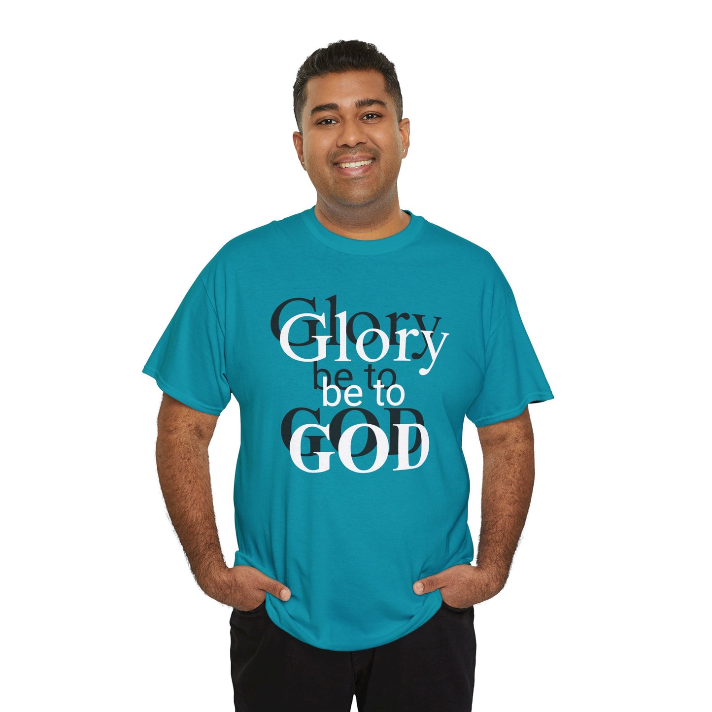 Glory Be To God Tee — Faith-Based Christian Graphic T-Shirt