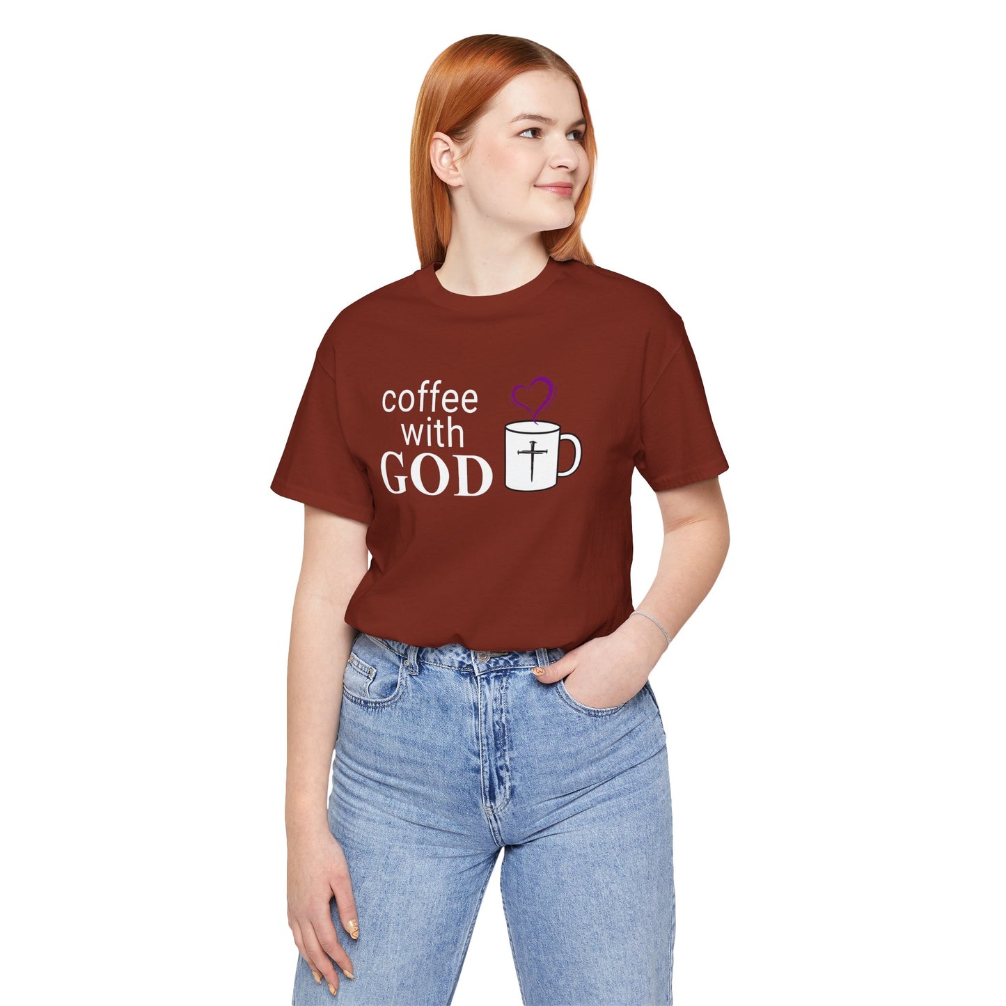 Coffee With God T-Shirt — Christian Faith Graphic Tee