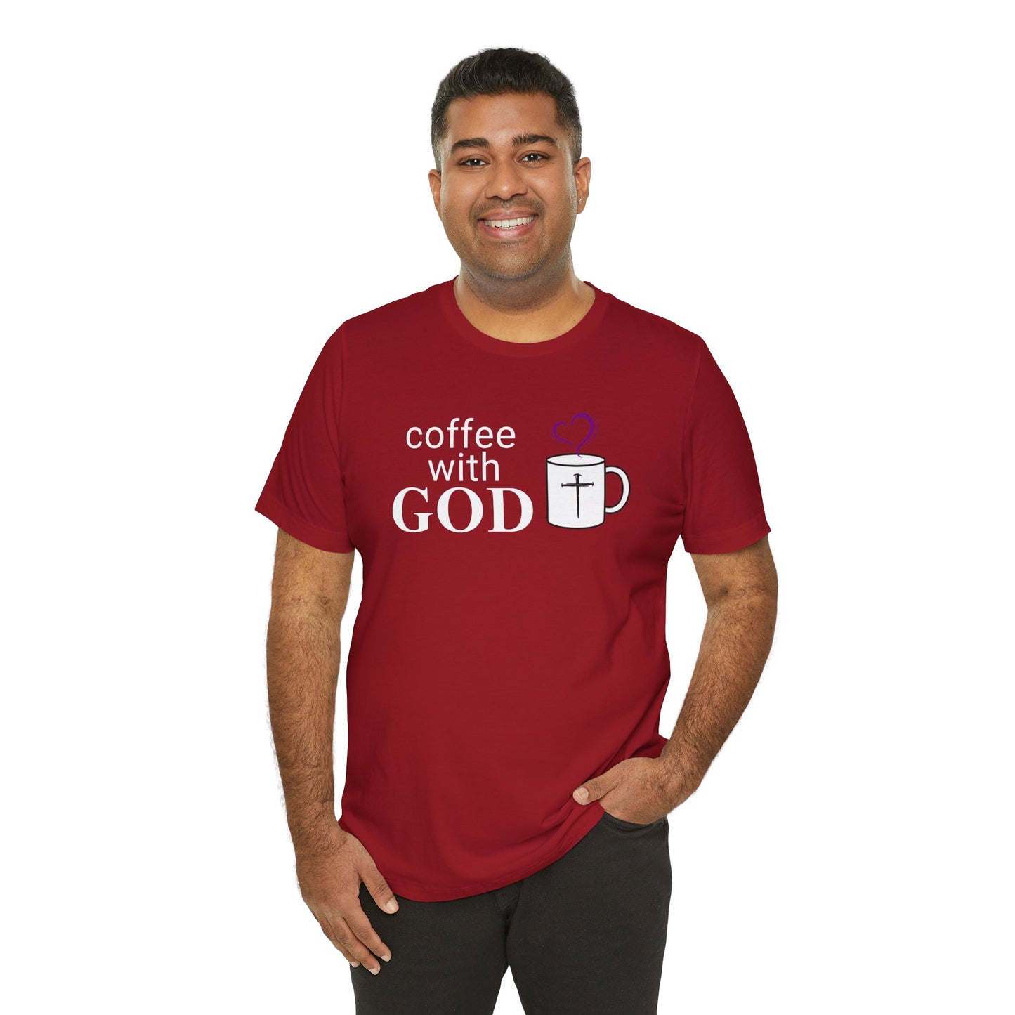 Coffee With God T-Shirt — Christian Faith Graphic Tee