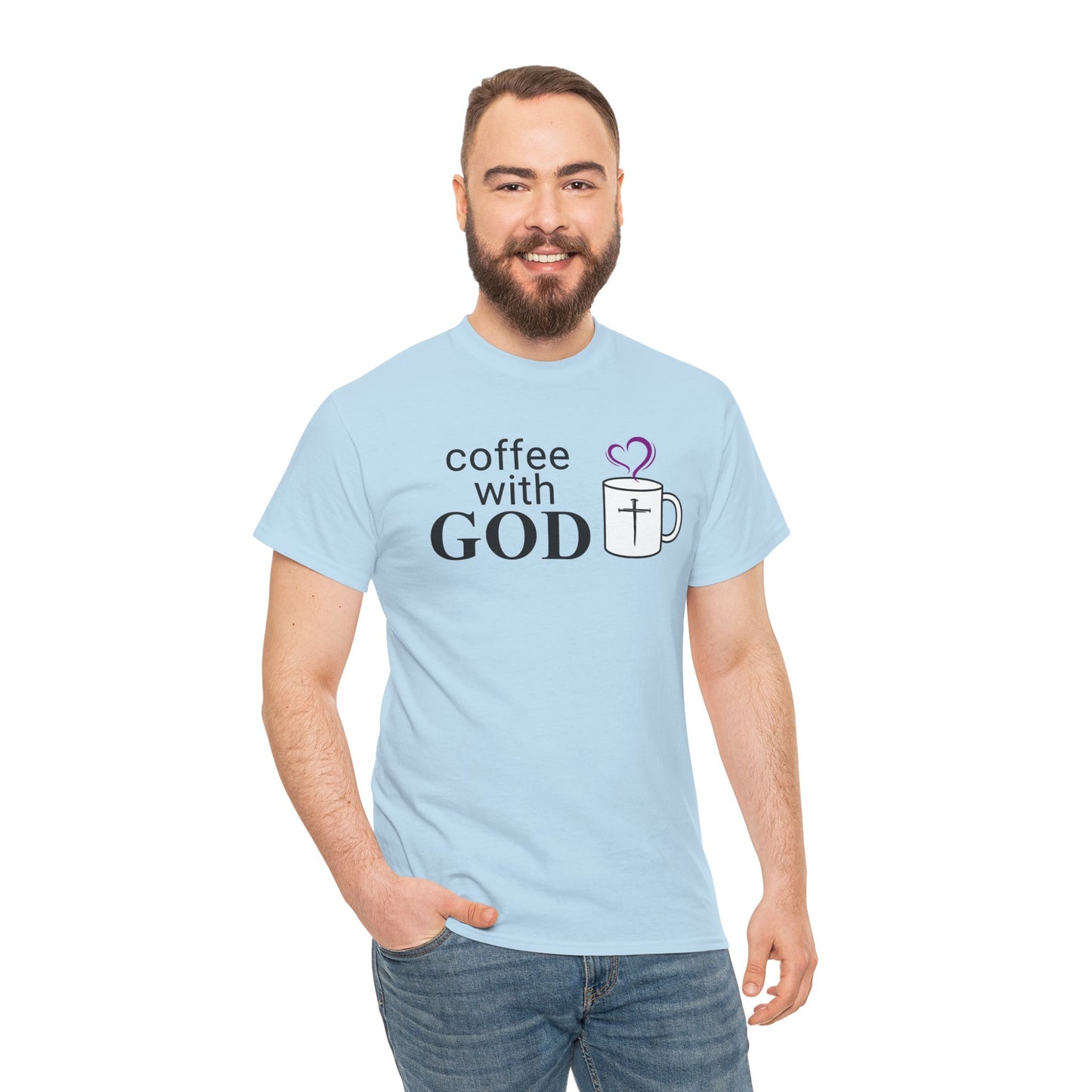 Coffee with God T-Shirt - Black print