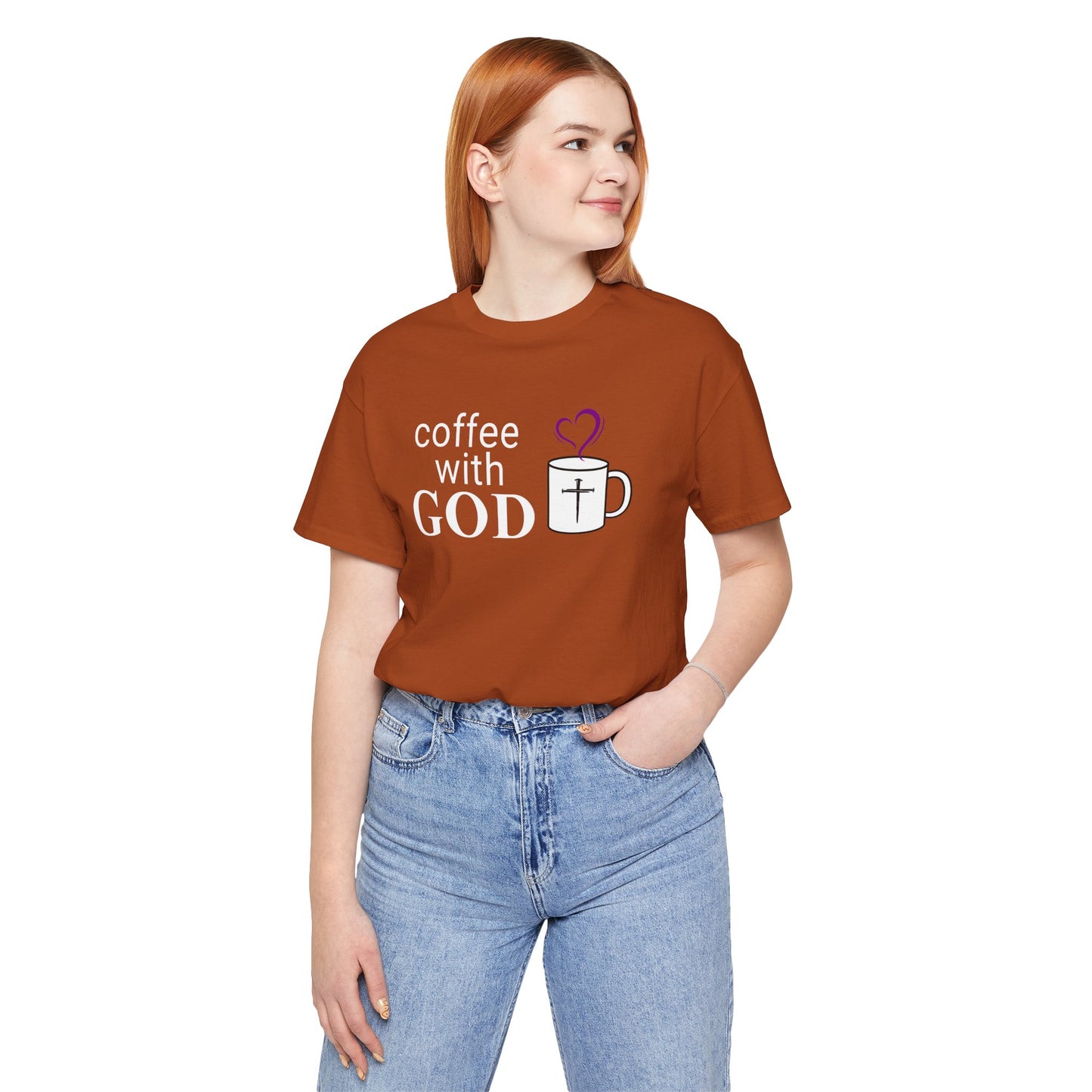 Coffee With God T-Shirt — Christian Faith Graphic Tee
