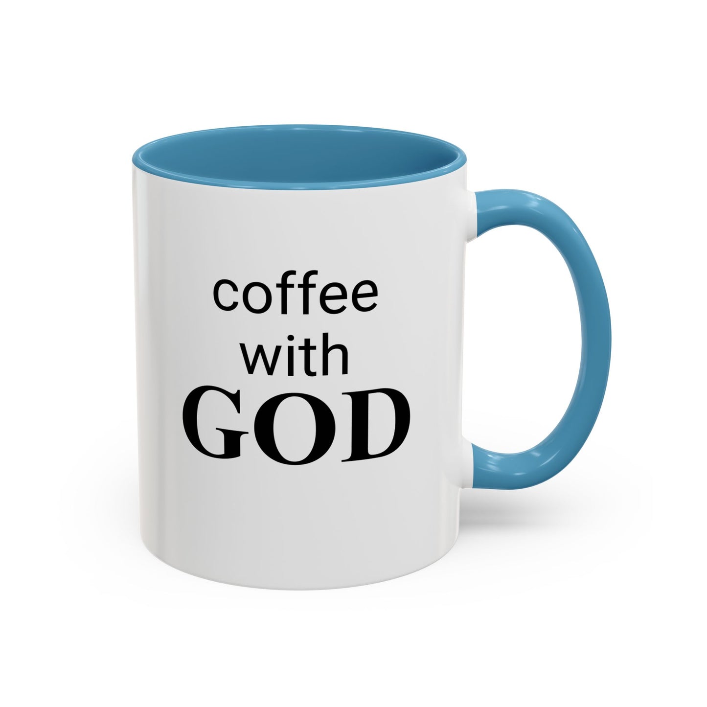Coffee With GOD Colored 11 oz Mug