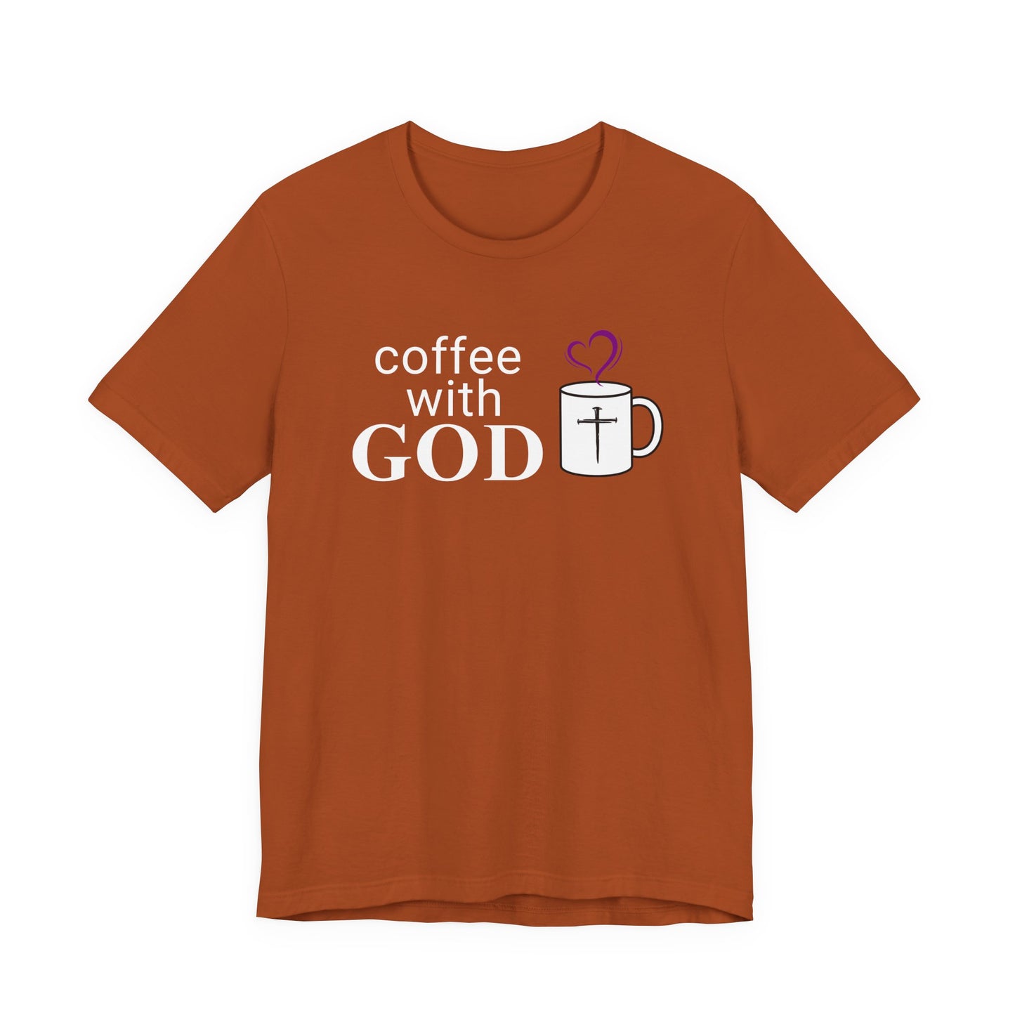 Coffee With God T-Shirt — Christian Faith Graphic Tee