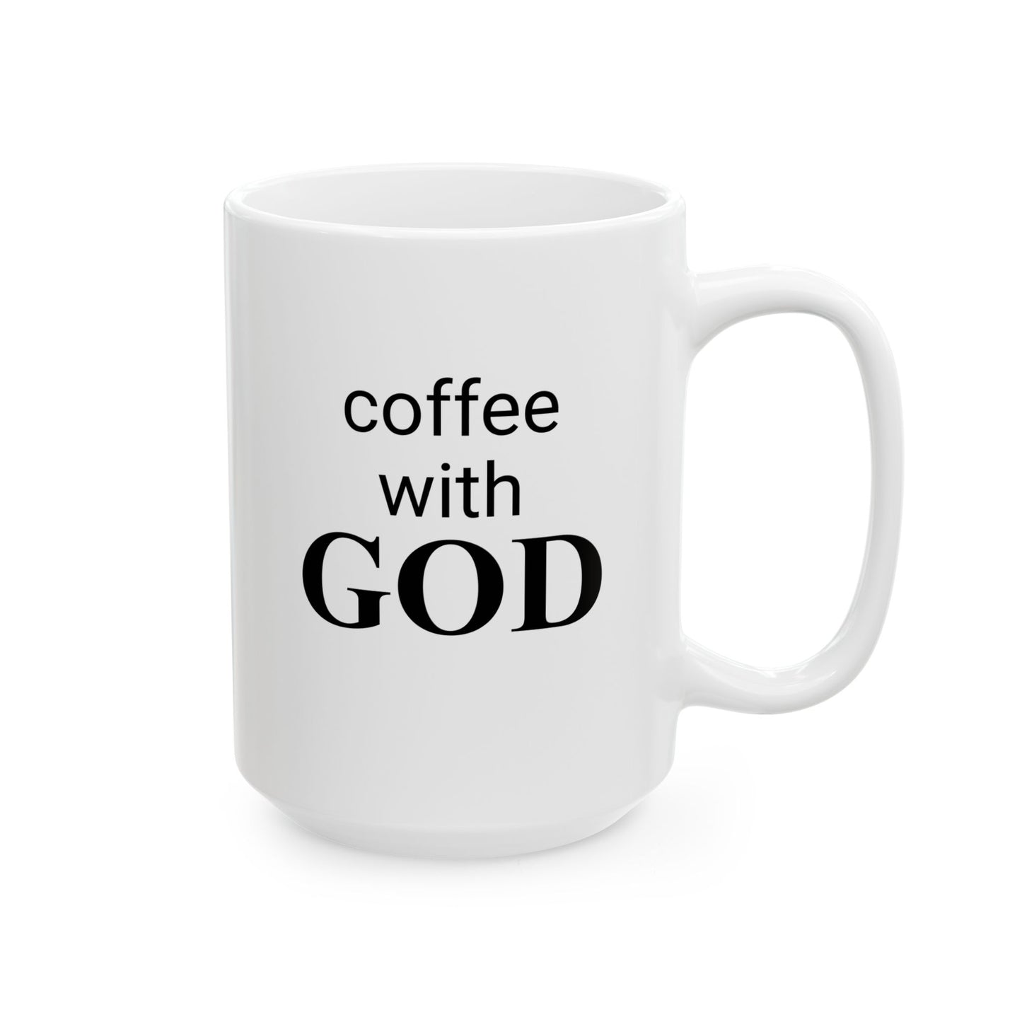Coffee With GOD 15 oz Mug
