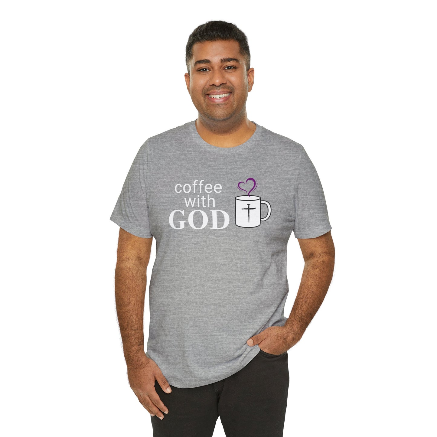 Coffee With God T-Shirt — Christian Faith Graphic Tee