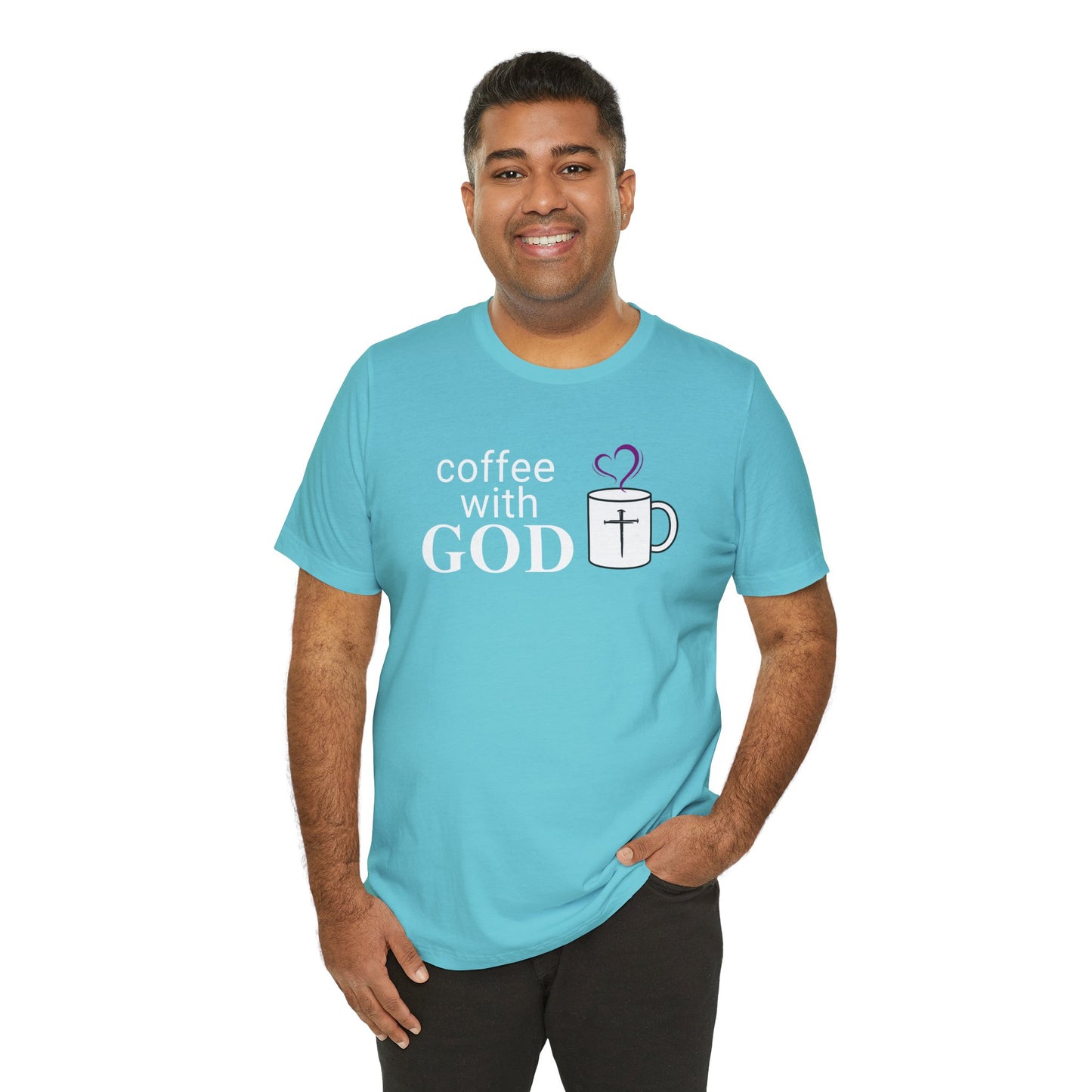Coffee With God T-Shirt — Christian Faith Graphic Tee