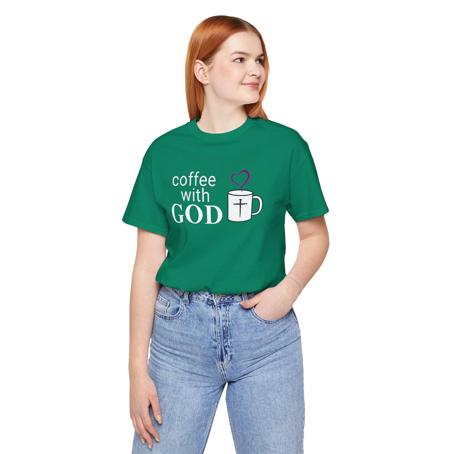 Coffee With God T-Shirt — Christian Faith Graphic Tee