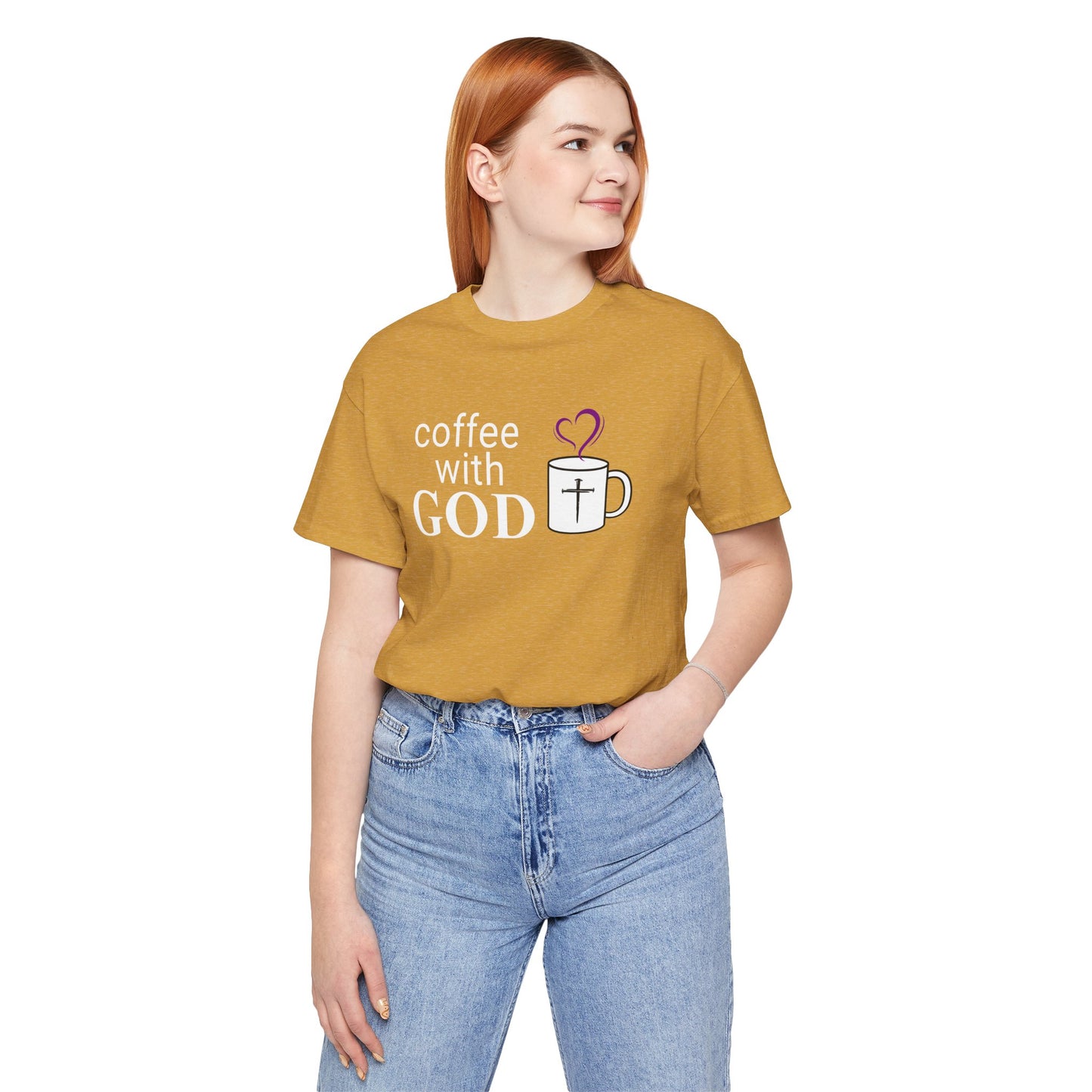 Coffee With God T-Shirt — Christian Faith Graphic Tee