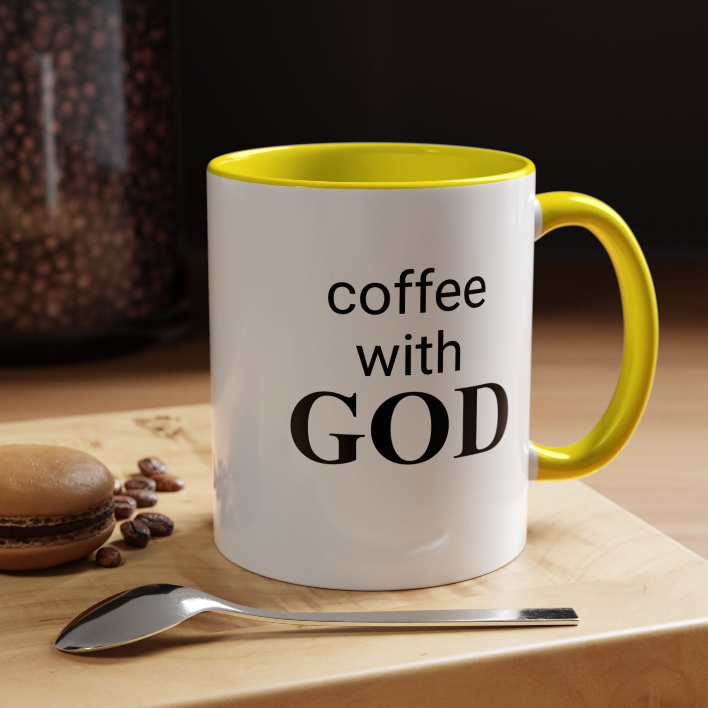 Coffee With GOD Colored 11 oz Mug