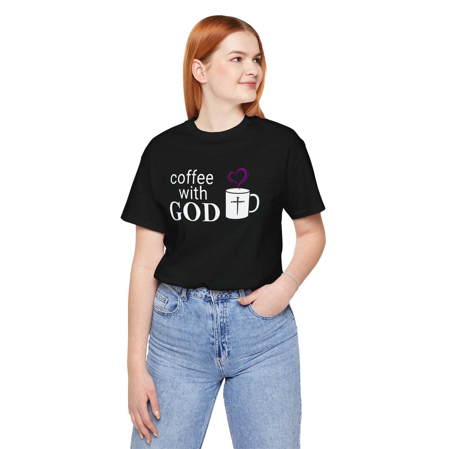 Coffee With God T-Shirt — Christian Faith Graphic Tee