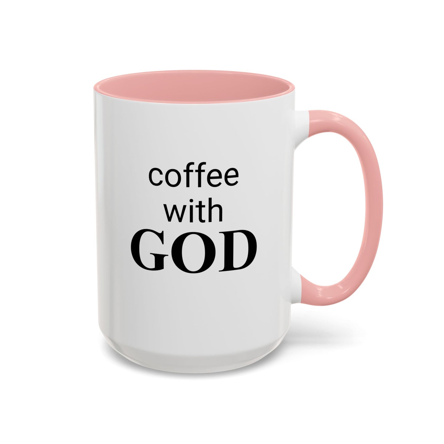 Coffee With GOD Colored 15 oz Mug