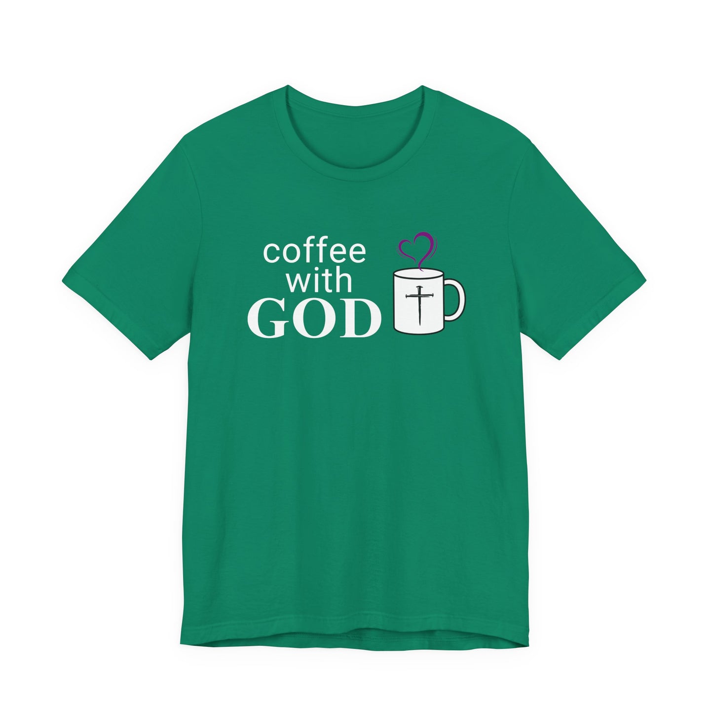 Coffee With God T-Shirt — Christian Faith Graphic Tee
