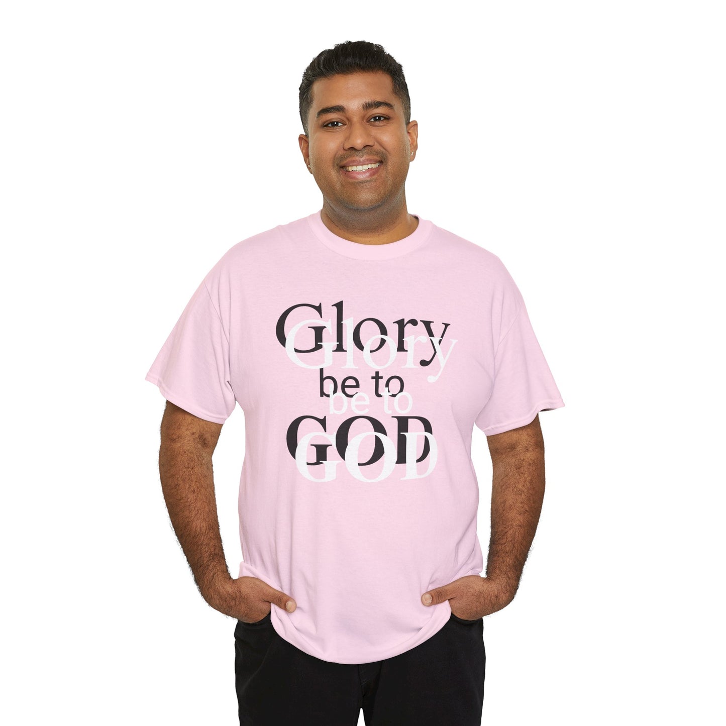 Glory Be To God Tee — Faith-Based Christian Graphic T-Shirt