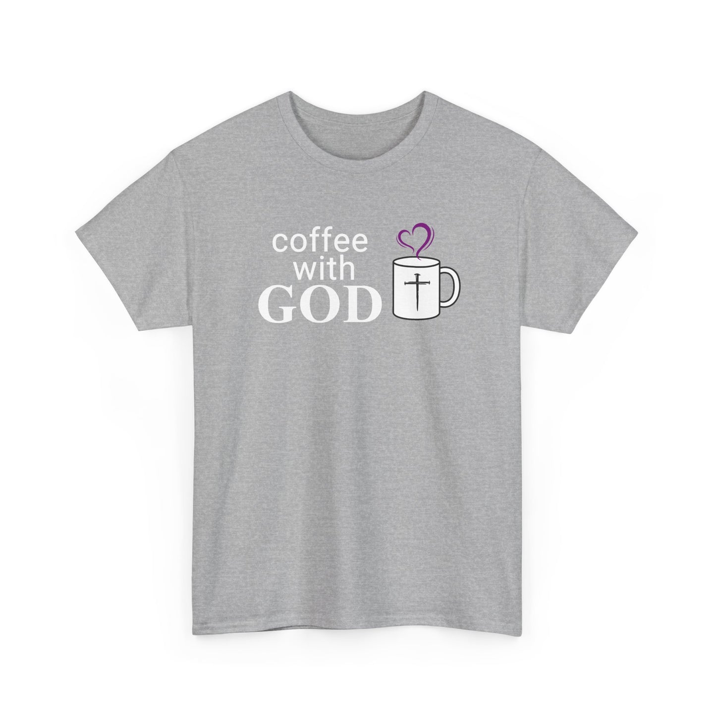 Coffee with God T-Shirt - White print