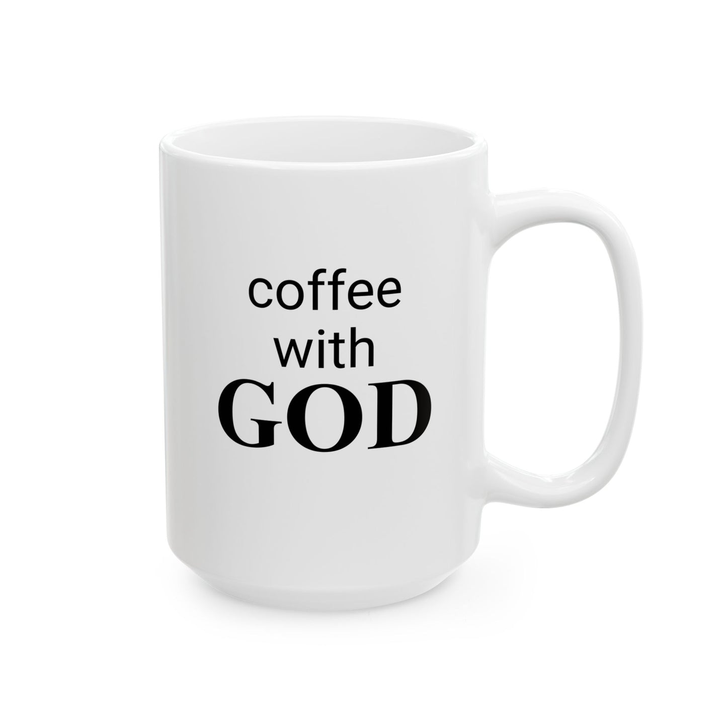 Coffee With GOD 15 oz Mug
