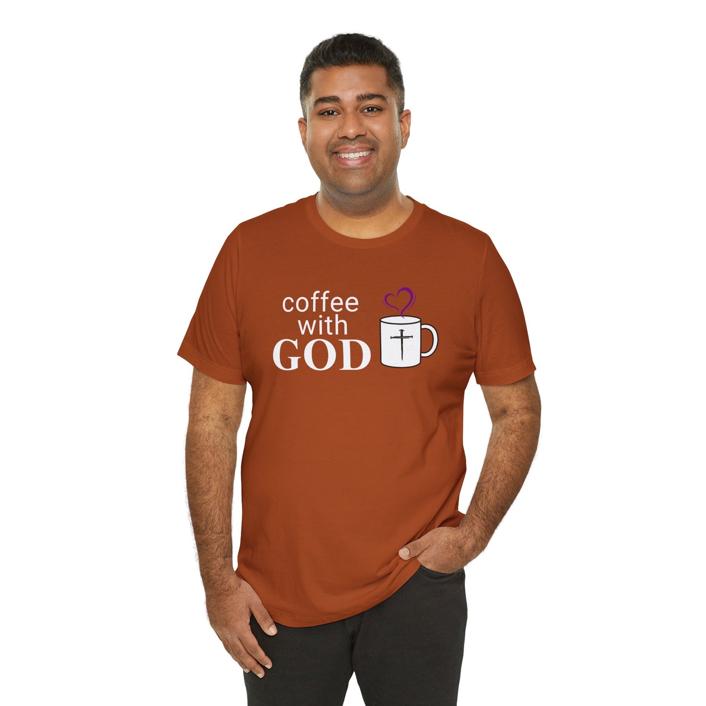 Coffee With God T-Shirt — Christian Faith Graphic Tee