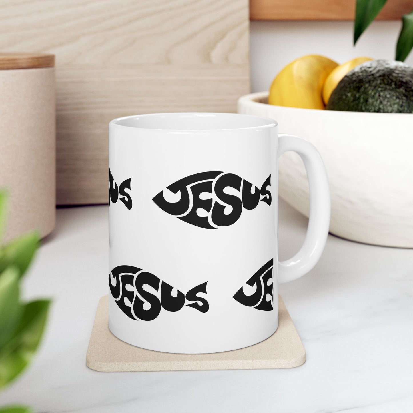 JESUS Fish  11 oz Mug