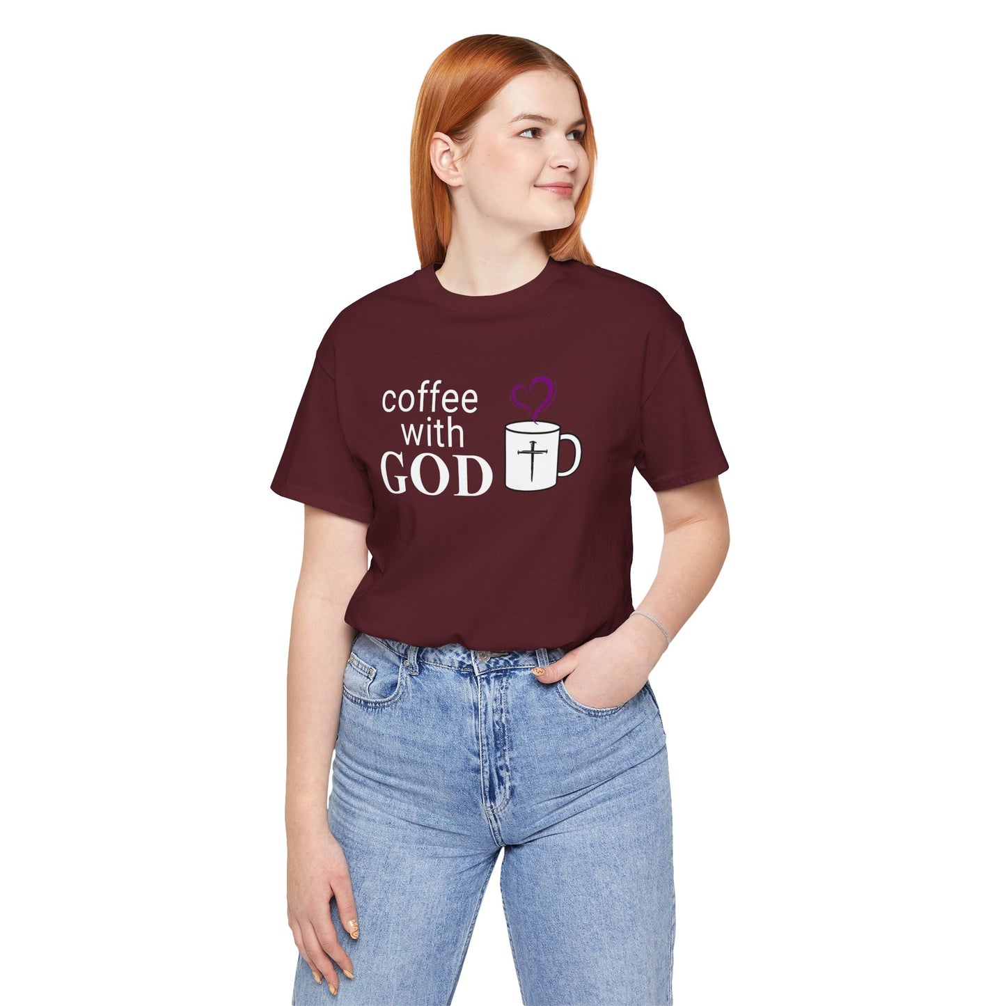 Coffee With God T-Shirt — Christian Faith Graphic Tee