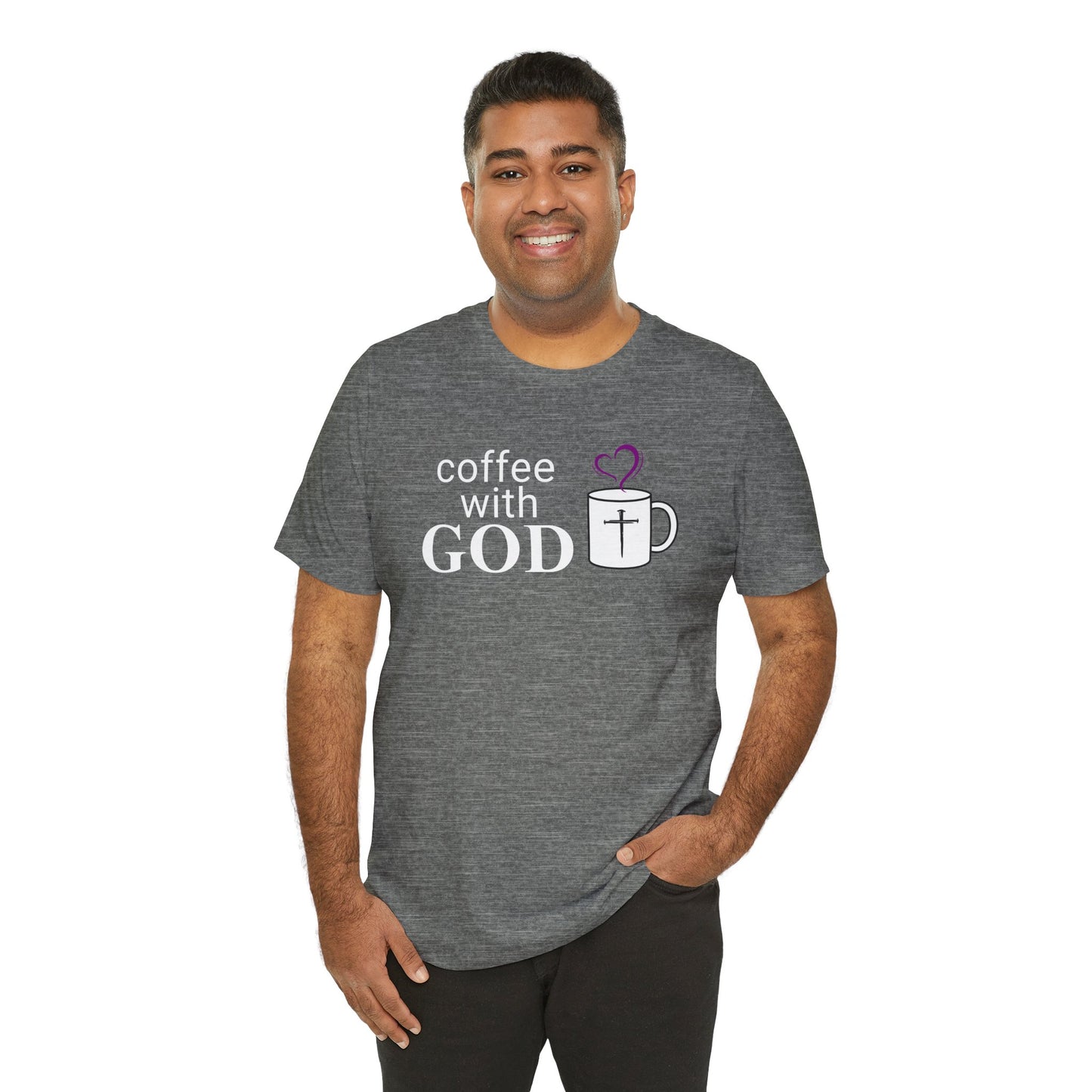 Coffee With God T-Shirt — Christian Faith Graphic Tee
