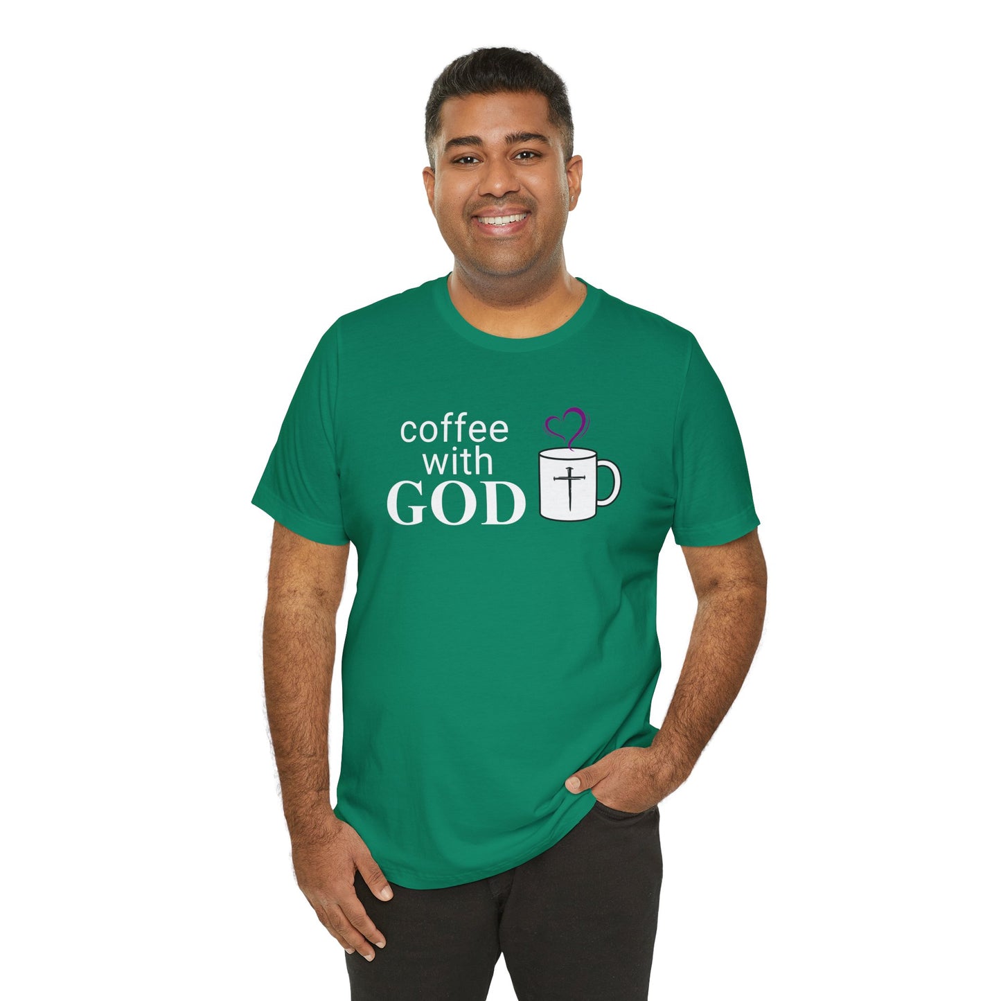 Coffee With God T-Shirt — Christian Faith Graphic Tee