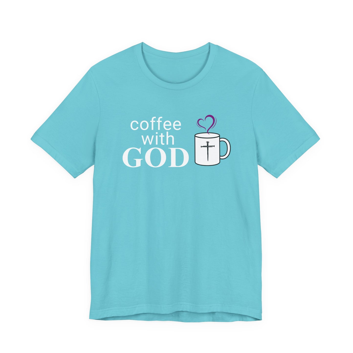 Coffee With God T-Shirt — Christian Faith Graphic Tee