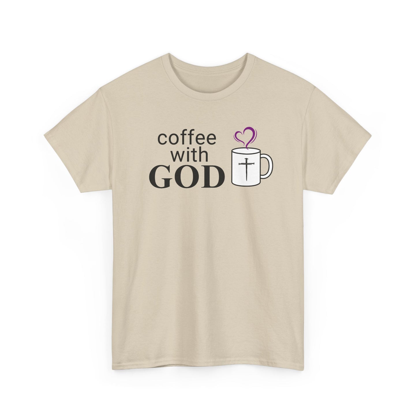 Coffee with God T-Shirt - Black print