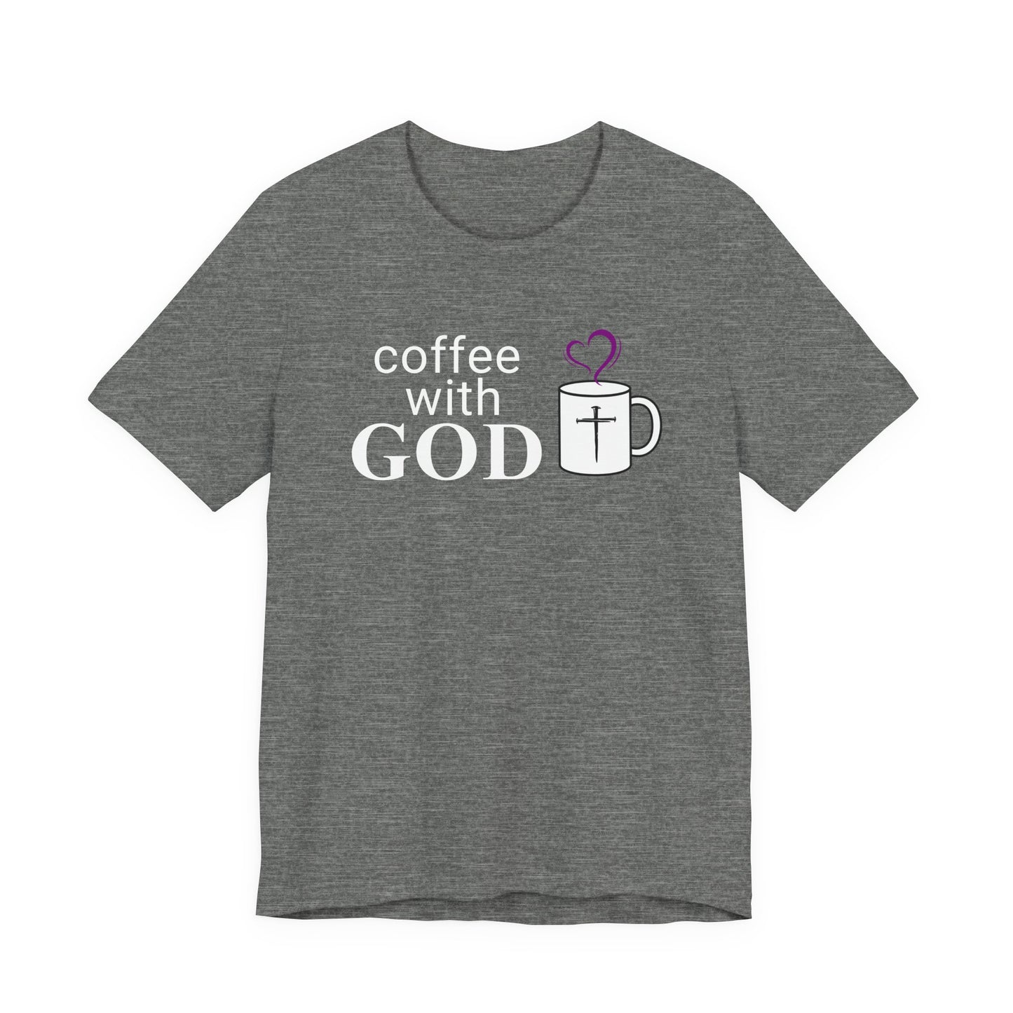 Coffee With God T-Shirt — Christian Faith Graphic Tee