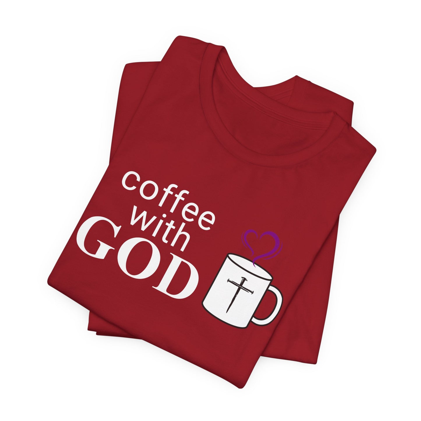 Coffee With God T-Shirt — Christian Faith Graphic Tee