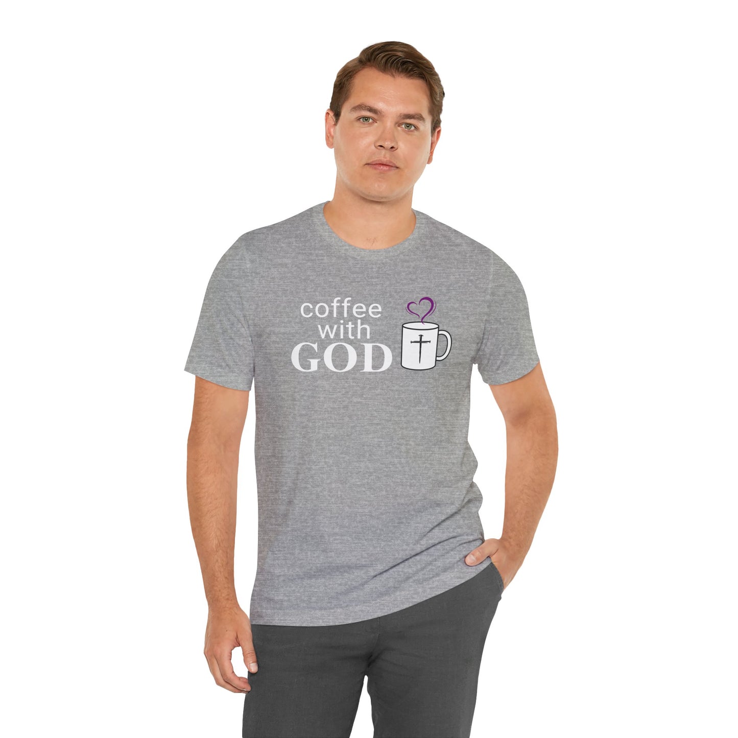 Coffee With God T-Shirt - White Print