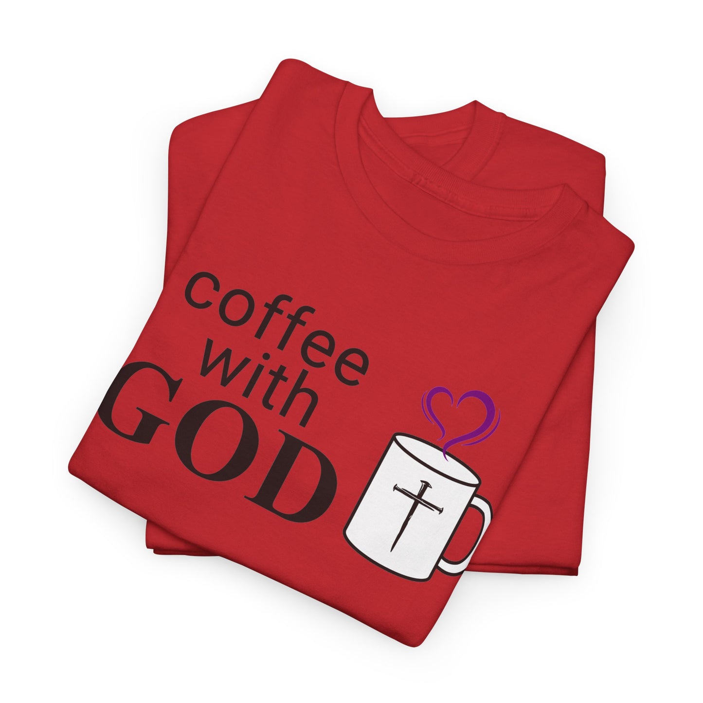Coffee with God T-Shirt - Black print