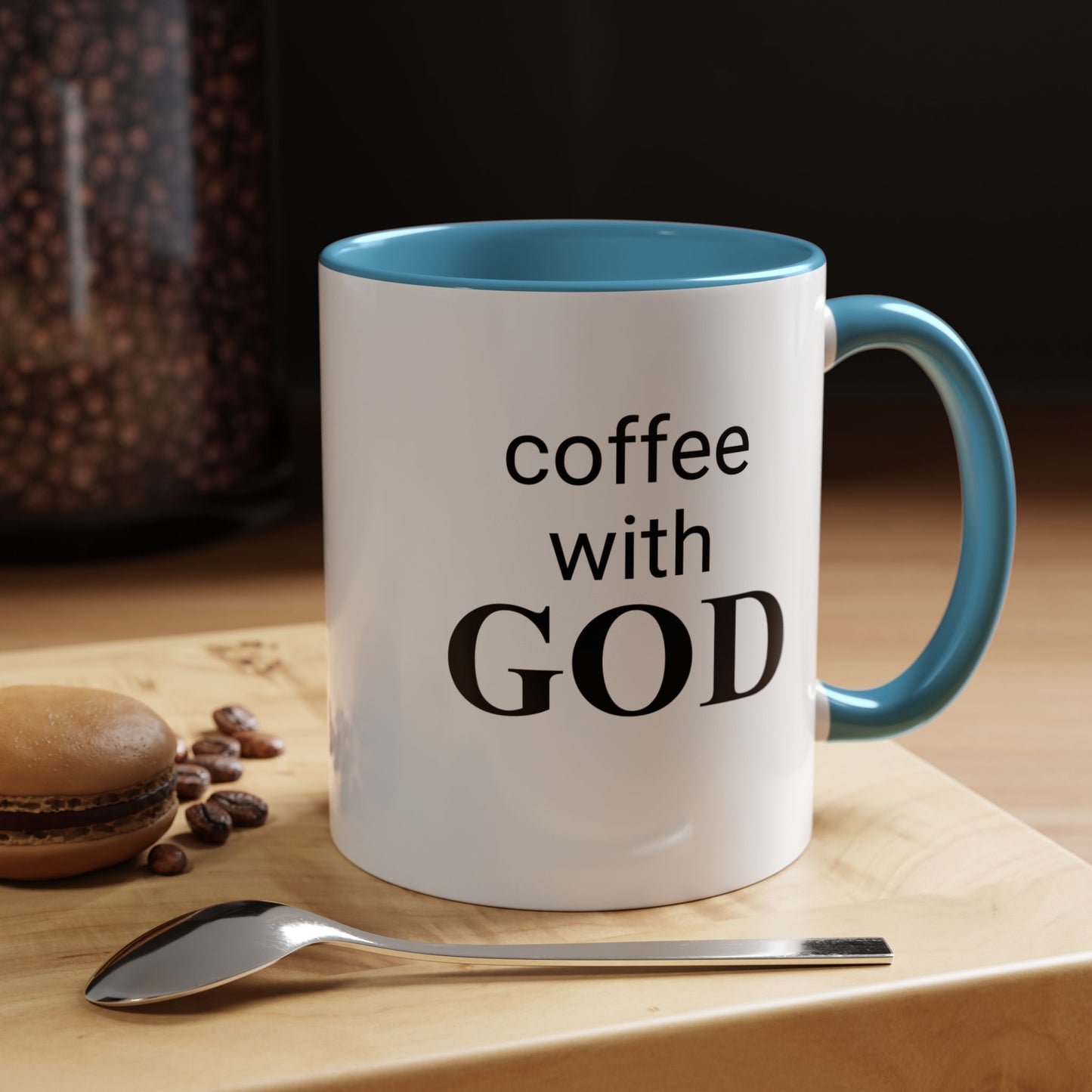 Coffee With GOD Colored 11 oz Mug