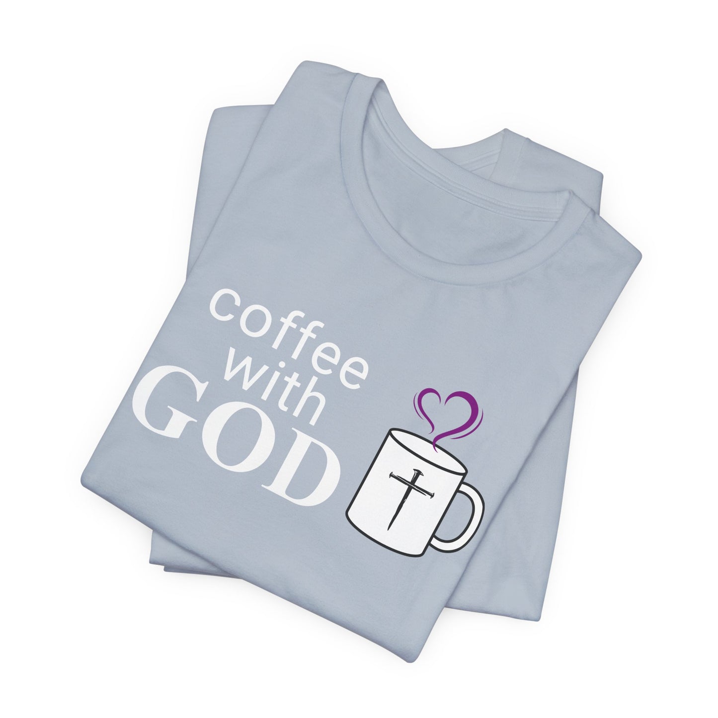 Coffee With God T-Shirt - White Print