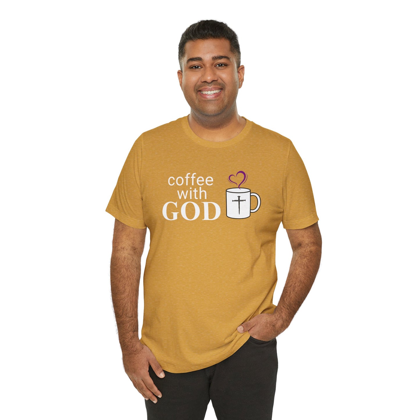 Coffee With God T-Shirt — Christian Faith Graphic Tee
